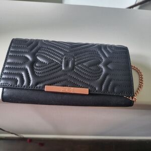Ted Baker London Black Quilted Clutch